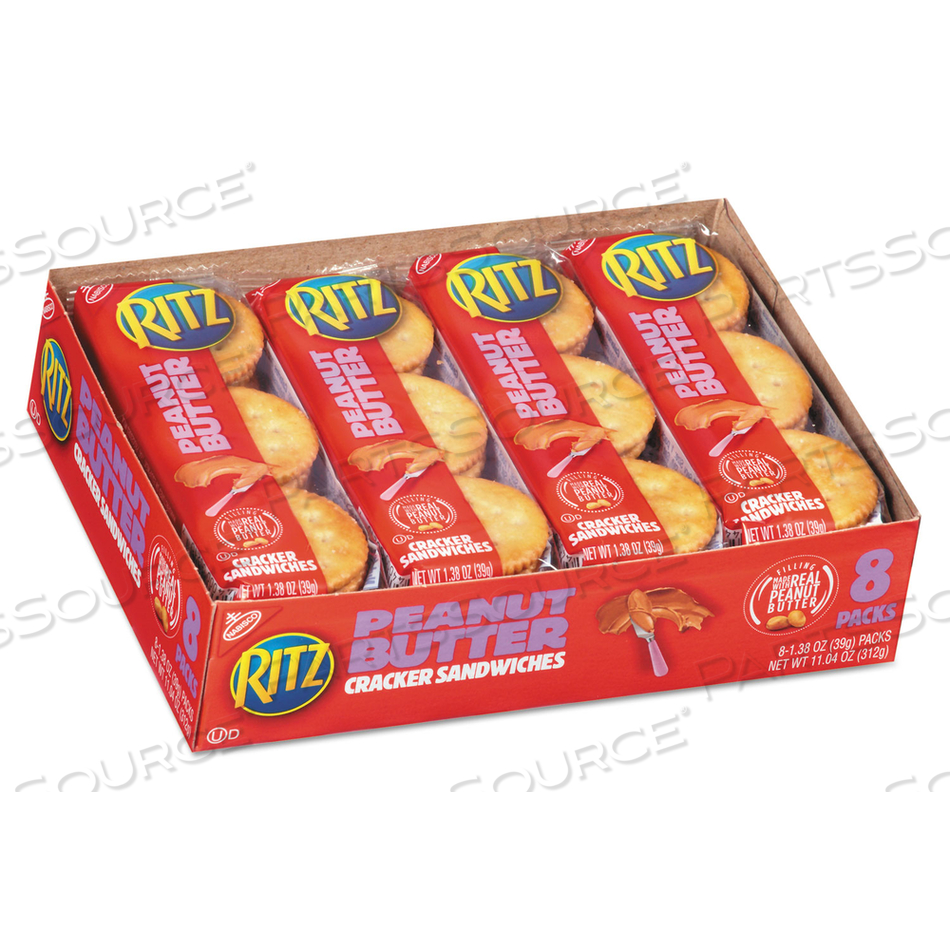 RITZ PEANUT BUTTER CRACKER SANDWICHES, 1.38 OZ PACK 