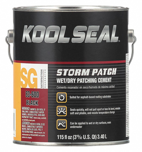 ROOF REPAIR BLACK 1 GAL 10 TO 15 SQ. FT. by Kool Seal