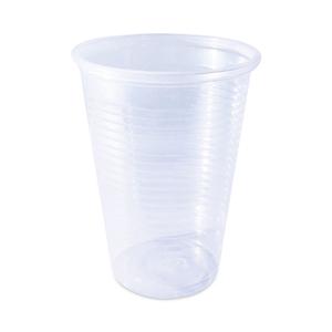 PLASTIC COLD CUPS, 9 OZ, CLEAR, 2,500/CARTON by Plastifar