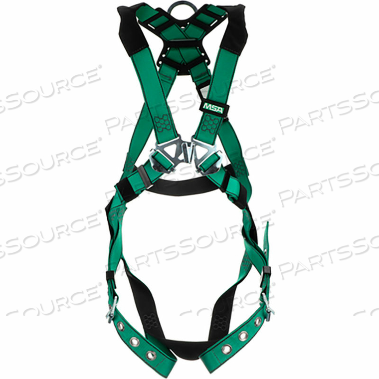HARNESS, BACK D-RING, TONGUE BUCKLE LEG STRAPS, EXTRA SMALL by MSA Safety Sales, LLC