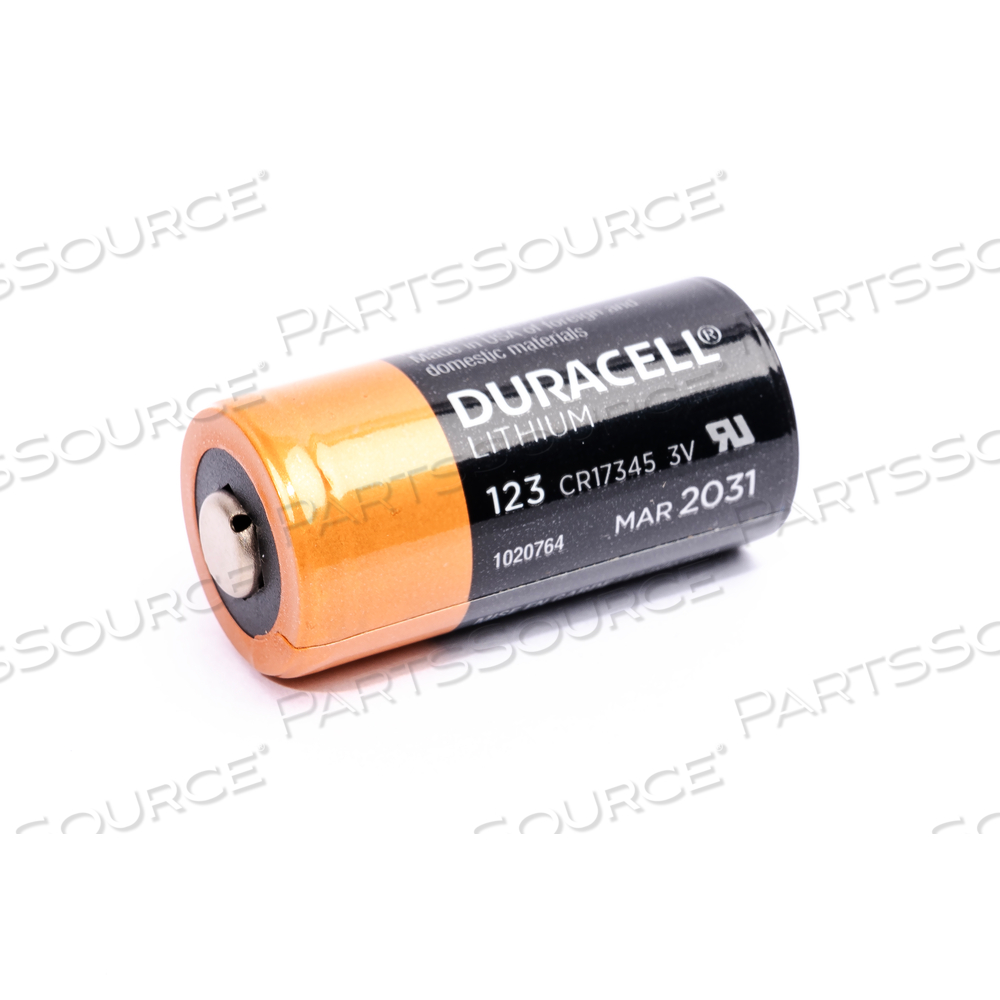 BATTERY, 123A, LITHIUM, 3V, 1550 MAH BATTERY, 123A, LITHIUM, 3V, 1550 MAH