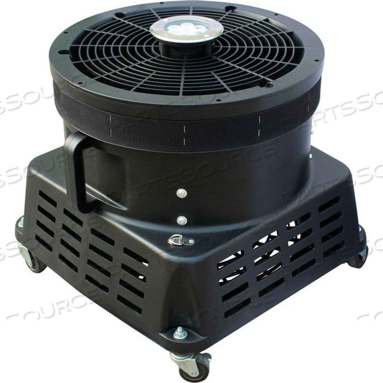 SKY DANCER BLOWER WITH LED LIGHTS, 2 SPEED, 1 HP, 5800 CFM by Xpower Manufacure, Inc