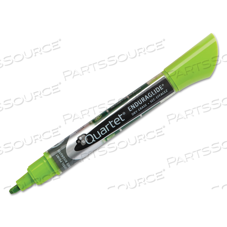 ENDURAGLIDE DRY ERASE MARKER, BROAD CHISEL TIP, NINE ASSORTED COLORS by Quartet