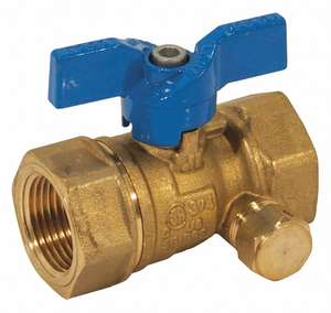 GAS BALL VALVE W/SIDE TAP 3/4IN by Jomar Valve