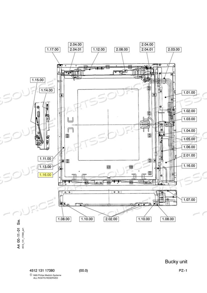 SET OF AMPLIMAT HOLDER by Philips Healthcare