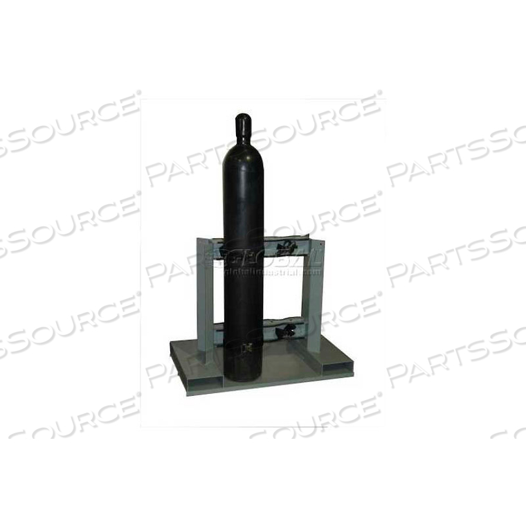 FORKLIFT PORTABLE STAND, 24"W X 36-1/2"D X 31-1/2"H, 4 CYLINDER CAPACITY by Justrite FORKLIFT PORTABLE STAND, 24"W X 36-1/2"D X 31-1/2"H, 4 CYLINDER CAPACITY by Justrite