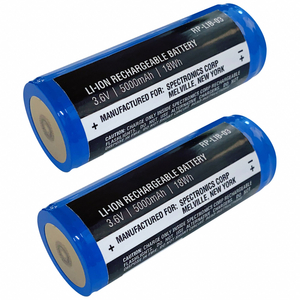 RECHARGEABLE LITHIUM BATTERIES by Spectroline