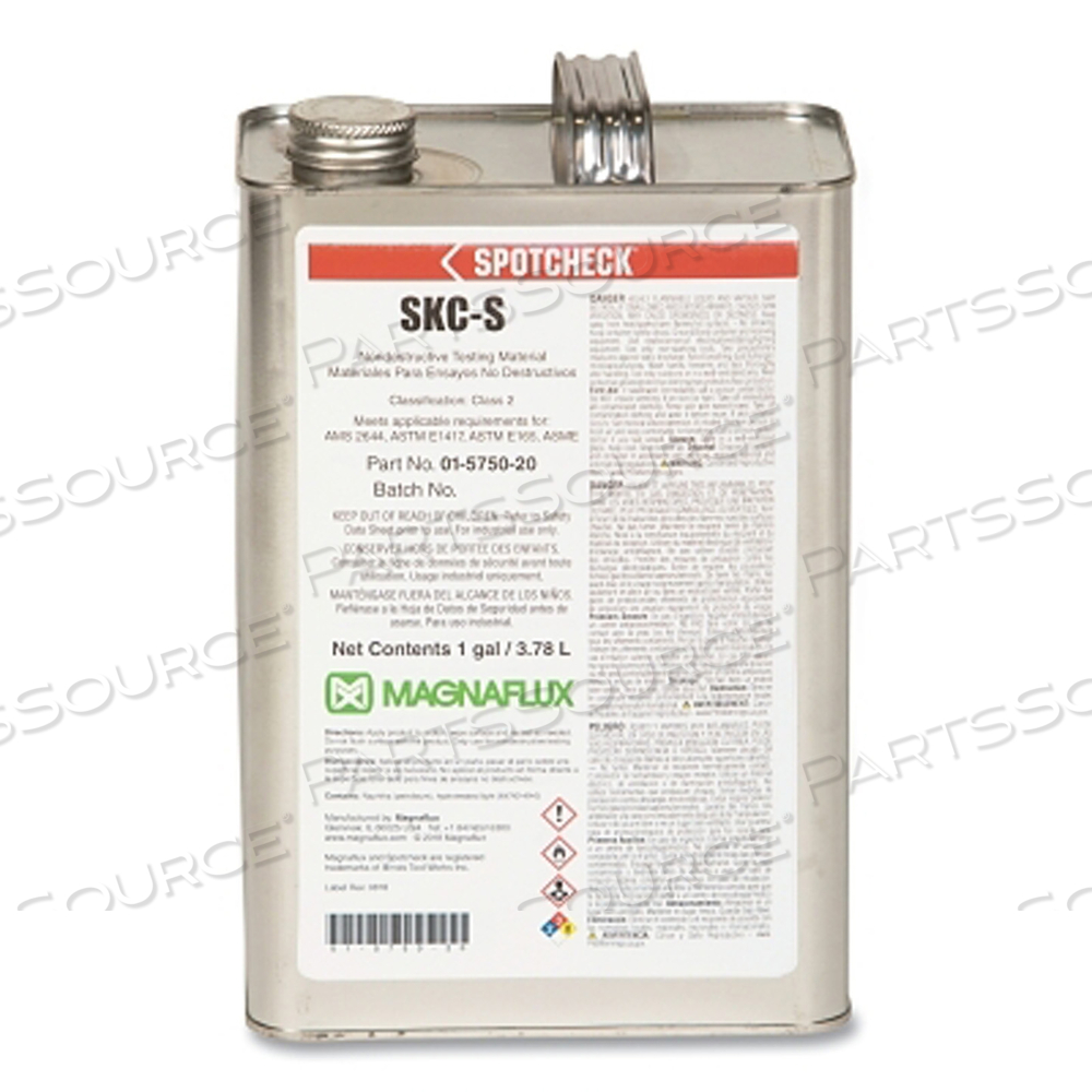 SPOTCHECK SKC-S, CLEANER AND REMOVER, 1 GAL, CAN by Magnaflux