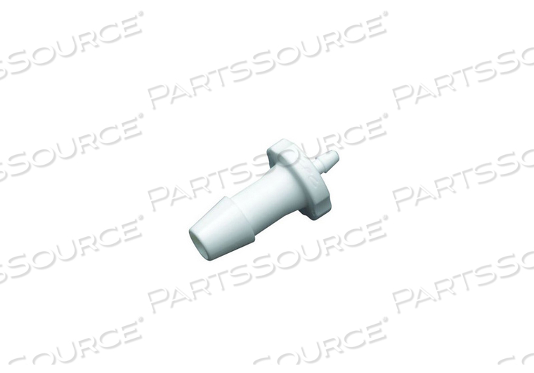 STRAIGHT REDUCER FITTING, 3/16 X 1/16 IN, HOSE BARB, NYLON, BLACK by Colder Products Company