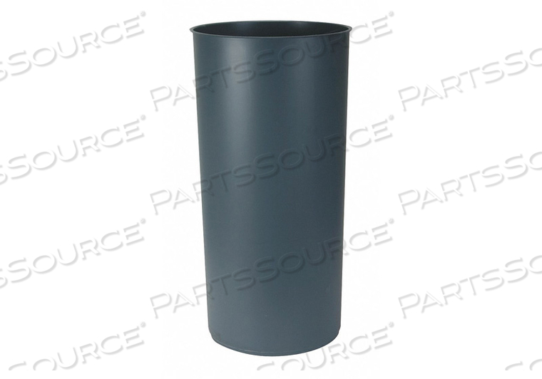 GRAINGER RIGID LINER, 12 GAL CAPACITY, 27 1/4 IN HT, 10 IN WD/DIA, GRAY, PLASTIC, ROUND by Tough Guy GRAINGER RIGID LINER, 12 GAL CAPACITY, 27 1/4 IN HT, 10 IN WD/DIA, GRAY, PLASTIC, ROUND by Tough Guy