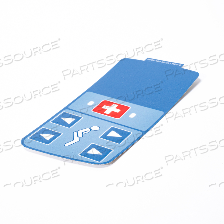 NURSE CALL LABEL, INNER LEFT FOR HEAD END SIDERAIL ASSEMBLY by Stryker Medical