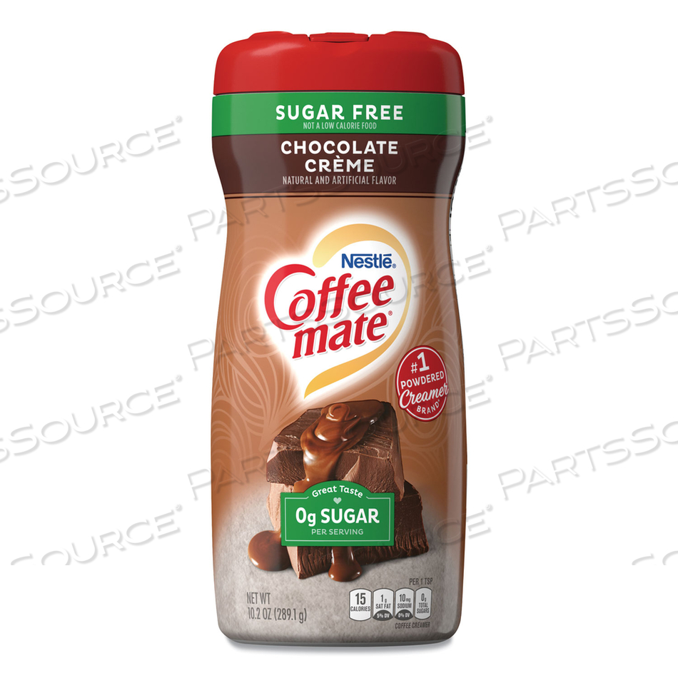 SUGAR FREE CHOCOLATE CREME POWDERED CREAMER, 10.2 OZ by Coffee-Mate