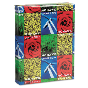 COLOR COPY 98 PAPER AND COVER STOCK, 98 BRIGHT, 28 LB BOND WEIGHT, 8.5 X 11, BRIGHT WHITE, 500/REAM by Mohawk