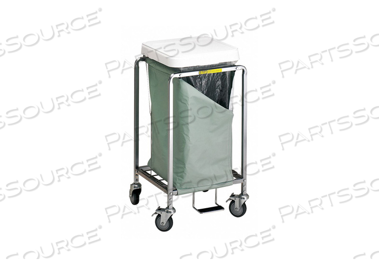 LAUNDRY HAMPER CART 1 COMP WHT 3.5 CU FT by R&B Wire Products, Inc. LAUNDRY HAMPER CART 1 COMP WHT 3.5 CU FT by R&B Wire Products, Inc.