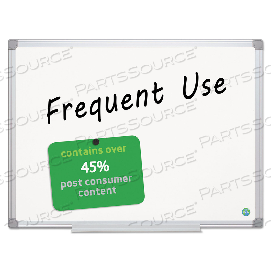 EARTH GOLD ULTRA MAGNETIC DRY ERASE BOARDS, 48 X 72 WHITE, ALUMINUM FRAME by MasterVision