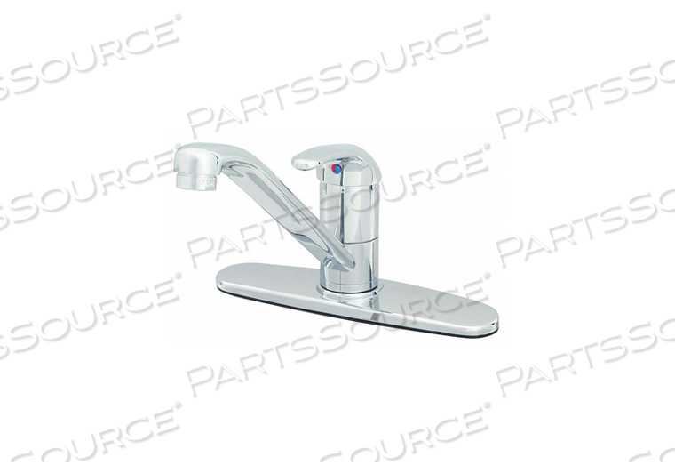 SINGLE LEVER FAUCET, 9 SPOUT, SWIVEL BAS by T&S Brass