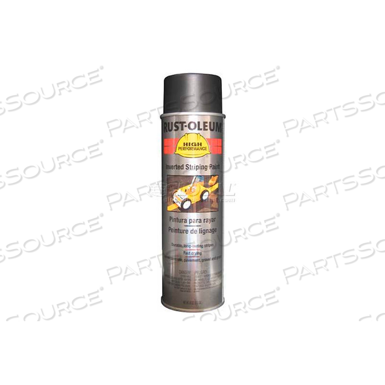 2300 SYSTEM INVERTED STRIPING PAINT AEROSOL, FLAT BLACK by Rust-Oleum 2300 SYSTEM INVERTED STRIPING PAINT AEROSOL, FLAT BLACK by Rust-Oleum
