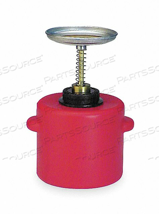 PLUNGER CAN 1 GAL. POLYETHYLENE RED by Eagle