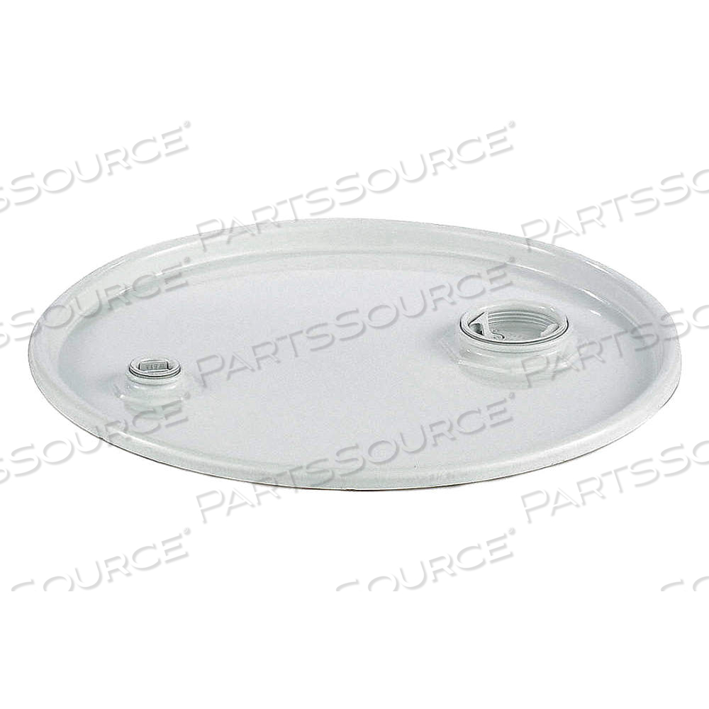 DRUM COVER, 14 1/4 IN OUTSIDE DIA, FOR OPEN HEAD STEEL DRUMS DRUM TYPE, 2 BUNG HOLES by Approved Vendor