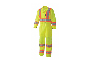 TRAFFIC COVERALL HI-VIS YW POLYESTER L by Pioneer