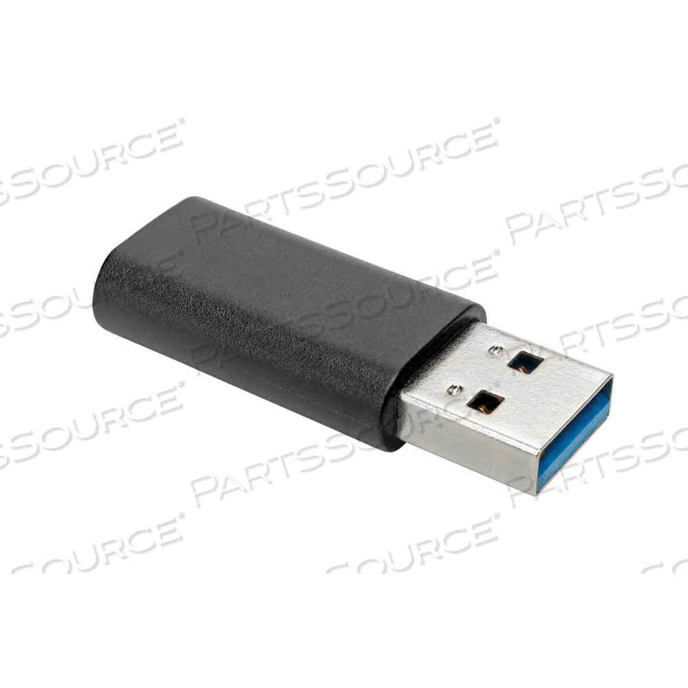 0.31 H X 0.63 W X 1.1IN D BLACK PVC UL94V-0 USB 3.2 GEN 1 (5 GBPS) USB-C TO USB-A ADAPTER by Tripp Lite 0.31 H X 0.63 W X 1.1IN D BLACK PVC UL94V-0 USB 3.2 GEN 1 (5 GBPS) USB-C TO USB-A ADAPTER by Tripp Lite