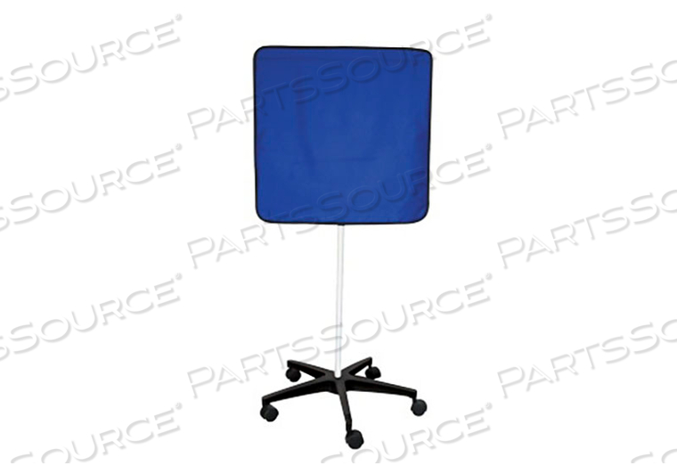 24" X 24" NYLON ADJUSTABLE MOBILE SHIELD - ROYAL BLUE 