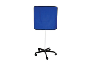 24" X 24" NYLON ADJUSTABLE MOBILE SHIELD - ROYAL BLUE by Bar-Ray Products