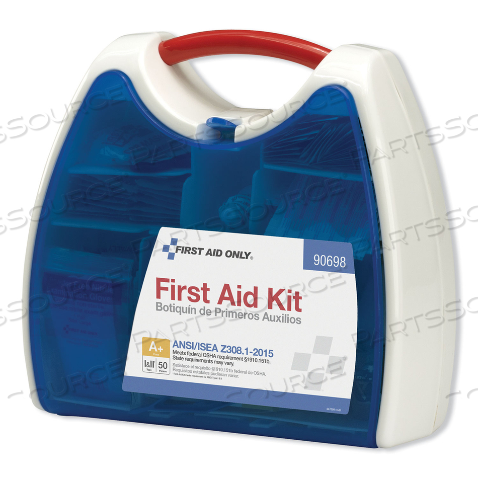 READYCARE FIRST AID KIT FOR 50 PEOPLE, ANSI A+, 238 PIECES, PLASTIC CASE by First Aid Only