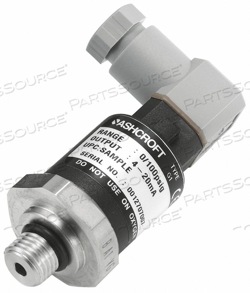 D3855 PRESSURE TRANSDUCER RANGE 0 TO 500 PSI by Ashcroft Inc.