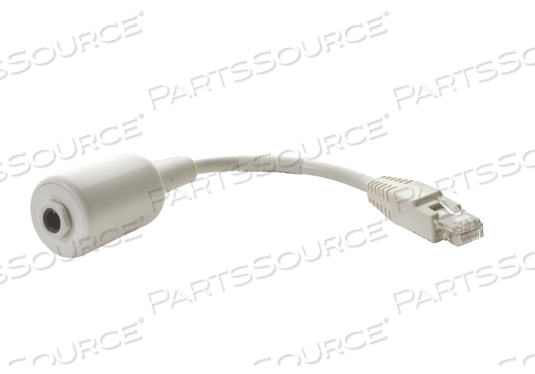 CABLE, ADAPTER, WHITE, ABS PLASTIC, FOR USE WITH: FOR ARIAL RJ45 8-PIN by Crest Healthcare
