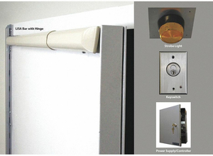 ANTI-LIGATURE DOOR ALARM KIT KEY CONTROL by Securitech