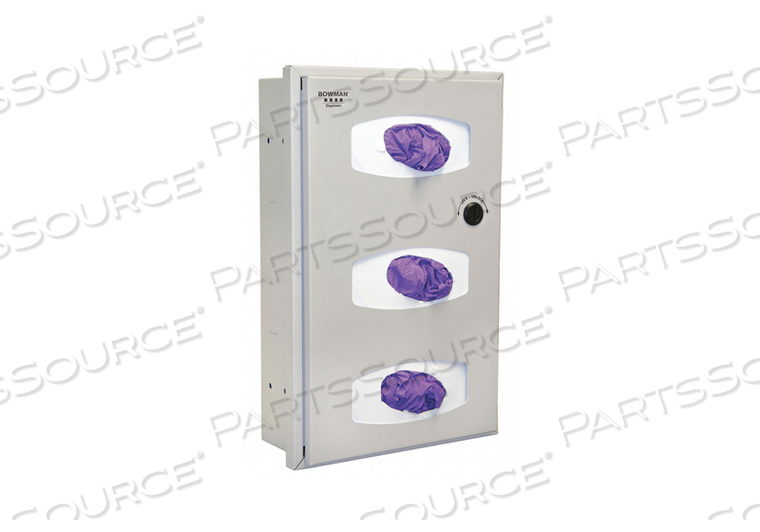 GLOVE BOX DISPENSER 3 BOXES by Bowman