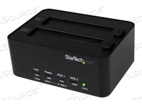 USB 3.0 SATA 2.5 / 3.5IN HDD/SSD DUPLICATOR DOCKING STATION - HARD DRIVE DUPLICATOR - 2 BAYS ( SATA-300 ) by StarTech.com Ltd.