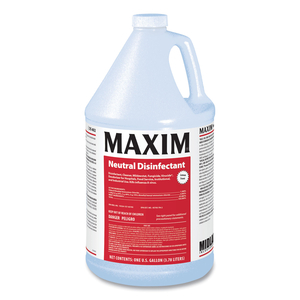 NEUTRAL DISINFECTANT, LEMON SCENT, 1 GAL BOTTLE, 4/CARTON by Maxim