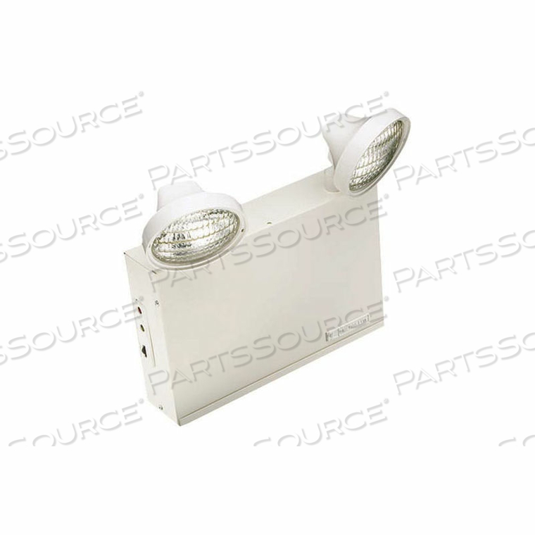 LARGE STEEL EMERGENCY LIGHT - 6V, 110W, 2- 9W LED LAMP HEADS 