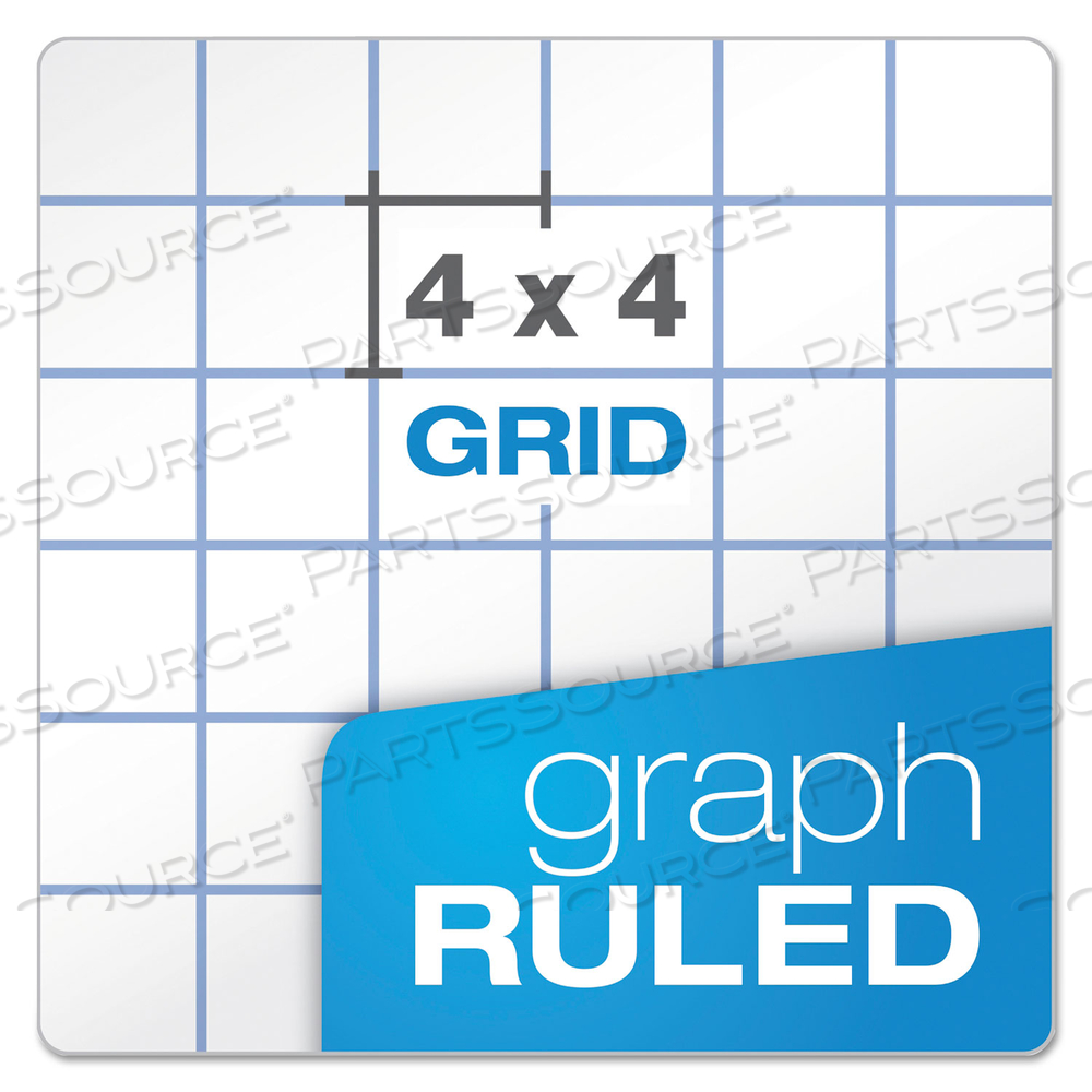 EARTHWISE BY OXFORD RECYCLED SINGLE SUBJECT NOTEBOOK, QUADRILLE RULE (4 SQ/IN), RANDOMLY ASSORTED COVER, (80) 11 X 8.5 SHEETS by Oxford EARTHWISE BY OXFORD RECYCLED SINGLE SUBJECT NOTEBOOK, QUADRILLE RULE (4 SQ/IN), RANDOMLY ASSORTED COVER, (80) 11 X 8.5 SHEETS by Oxford