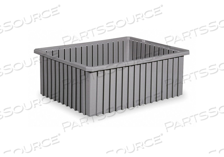 F8513 DIVIDER BOX 22-3/8 X 17-3/8 X 8 IN GRAY by Akro-Mils / Myers Industries, Inc