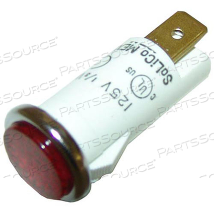SIGNAL LIGHT1/2" RED 125V 