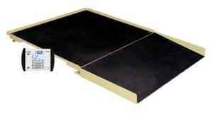 FLOOR SCALE, 3 FT X 3 FT, 1000 LB CAPACITY, RAMP, MV1 INDICATOR by Detecto Scale / Cardinal Scale