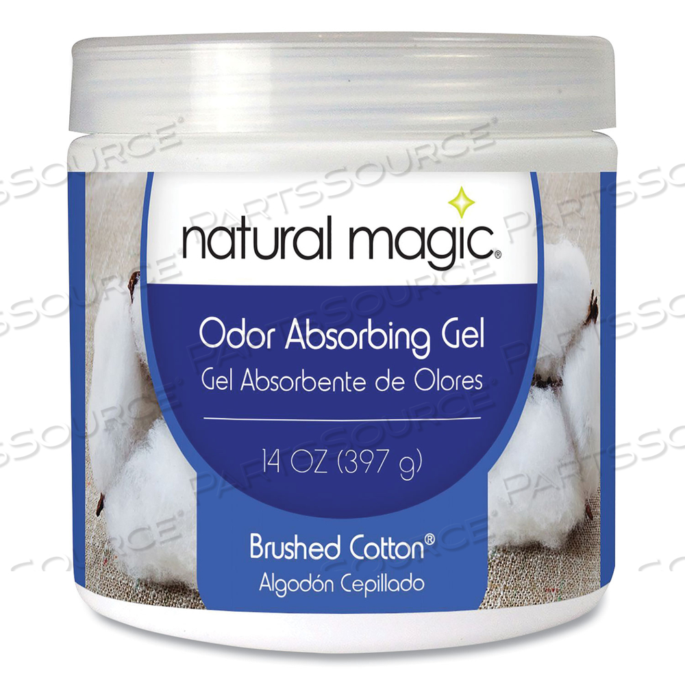 ODOR ABSORBING GEL, BRUSHED COTTON, 14 OZ JAR 