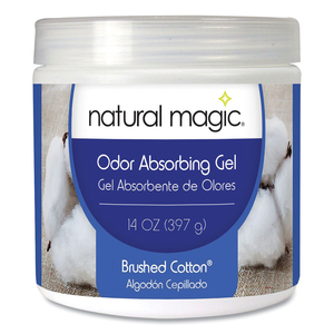 ODOR ABSORBING GEL, BRUSHED COTTON, 14 OZ JAR by Natural Magic