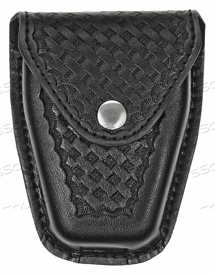 HANDCUFF POUCH SYNTHETIC LEATHER BLACK by Heros Pride