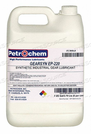 SYNTHETIC EP GEAR LUBRICANT ISO 220 by Petrochem SYNTHETIC EP GEAR LUBRICANT ISO 220 by Petrochem