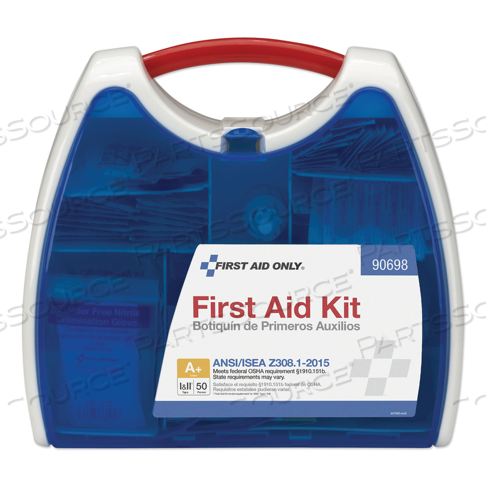 READYCARE FIRST AID KIT FOR 50 PEOPLE, ANSI A+, 238 PIECES, PLASTIC CASE by First Aid Only