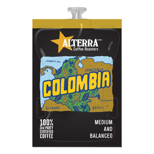 COFFEE FRESHPACK PODS, COLOMBIA, MEDIUM ROAST, 0.28 OZ, 100/CARTON by Alterra