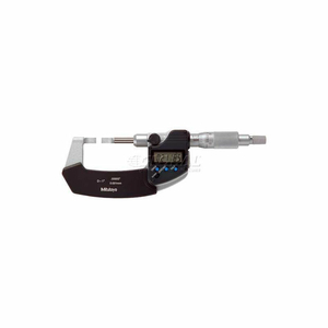 DIGIMATIC 0-1"/25.4MM BLADE ANVIL CALIPER W/DATA OUTPUT & RATCHET STOP THIMBLE by Mitutoyo