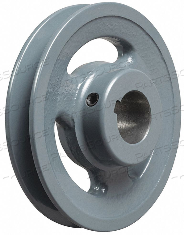 V-BELT PULLEY, FIXED BORE, 1 GROOVE, 4.75 IN OD, FOR 3L/4L/A/AX BELT SECTION, SPOKED by TB Wood's