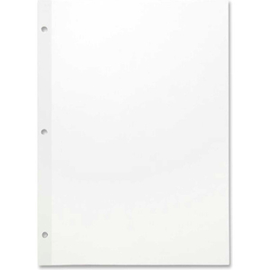 REINFORCED FILLER 11" X 8-1/2" WHITE PLAIN PAPER by Sparco Products
