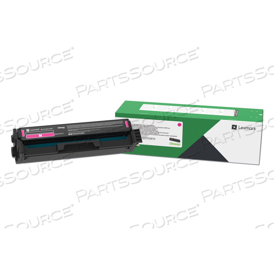 C3210M0 RETURN PROGRAM TONER, 1,500 PAGE-YIELD, MAGENTA by Lexmark C3210M0 RETURN PROGRAM TONER, 1,500 PAGE-YIELD, MAGENTA by Lexmark
