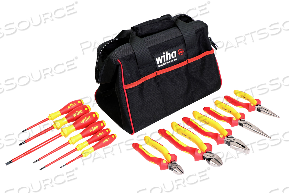 INSULATED INDUSTRIAL CUTTERS/DRIVERS SET by Wiha Tools